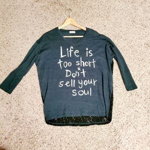 NET Ladies Emerald Lace Long-Sleeve Shirt